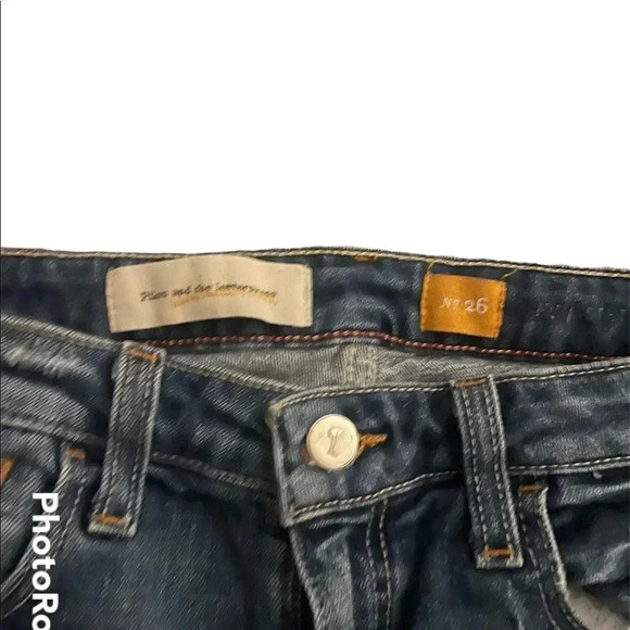 Anthropologie pilcro and the letter press Jean shorts blue distressed - Picture 6 of 6